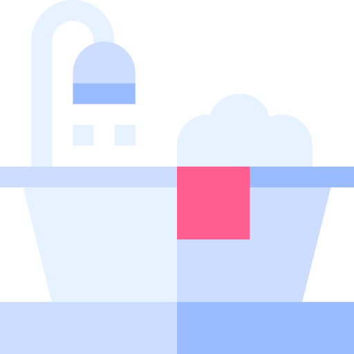 Bathtub Basic Straight Flat icon