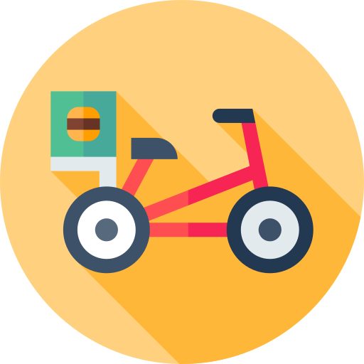 自転車 Flat Circular Flat icon