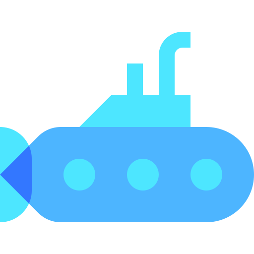 sous-marin Basic Sheer Flat Icône