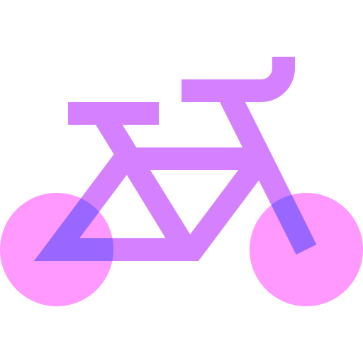 bicyclette Basic Sheer Flat Icône