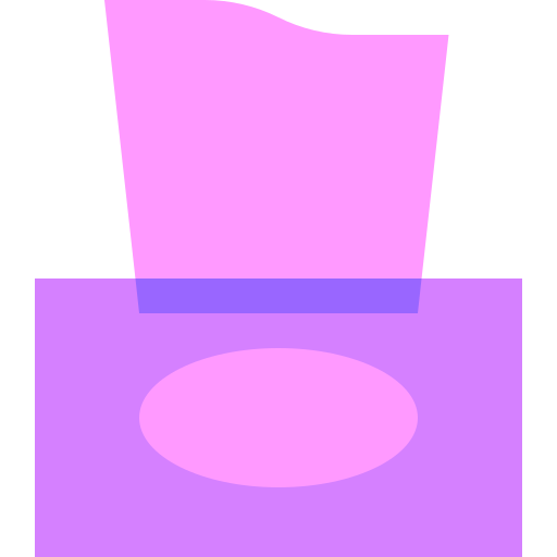 tissue doos Basic Sheer Flat icoon