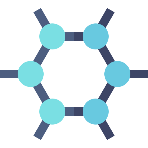 nanotechnologie Basic Straight Flat icon