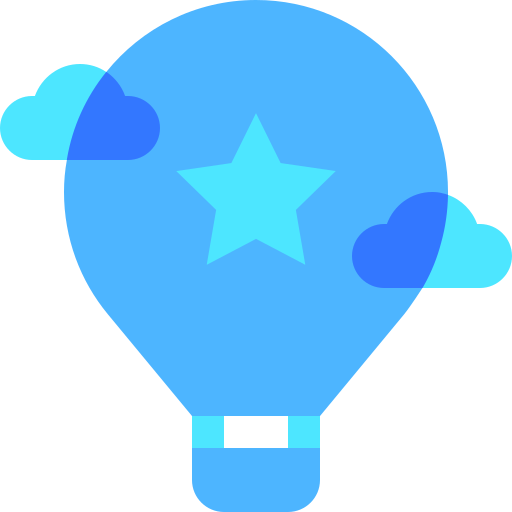 heteluchtballon Basic Sheer Flat icoon