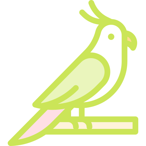 鳥 Detailed color Lineal color icon