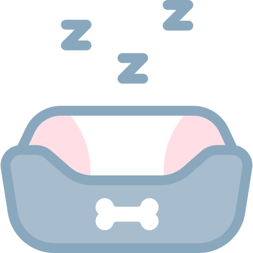 cama para mascotas Detailed color Lineal color icono