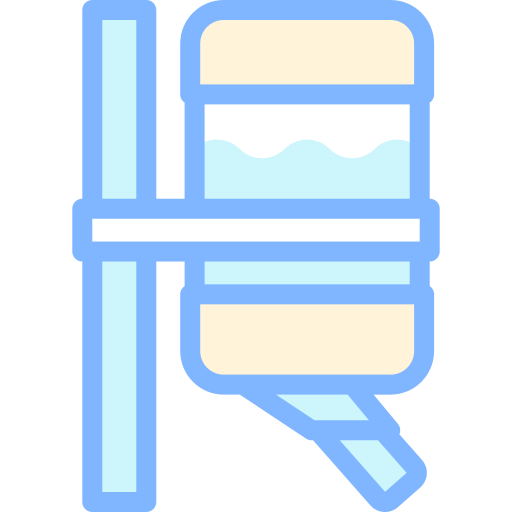 dispensador de agua Detailed color Lineal color icono