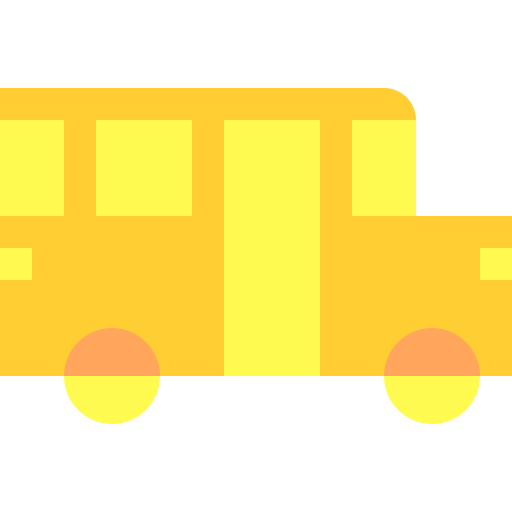 schoolbus Basic Sheer Flat icoon