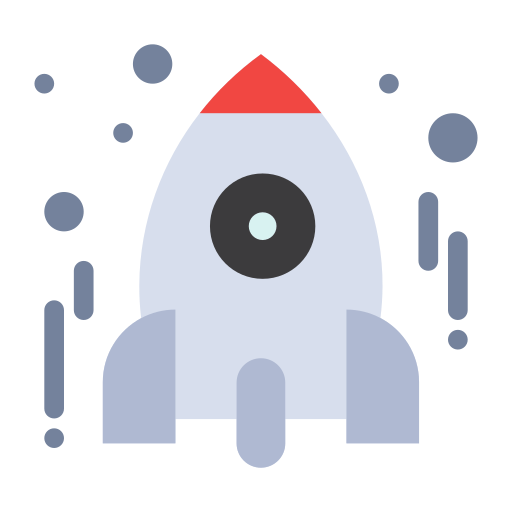 raket Flatart Icons Flat icoon