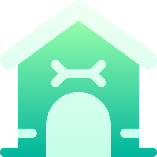 Dog house Basic Gradient Gradient icon