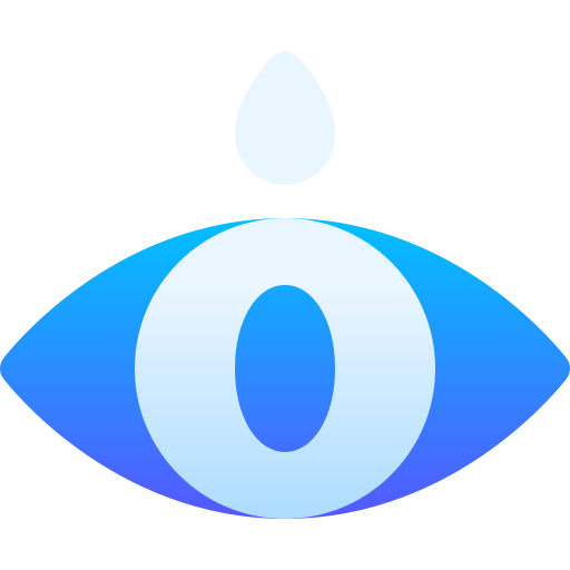 Eye drop Basic Gradient Gradient icon
