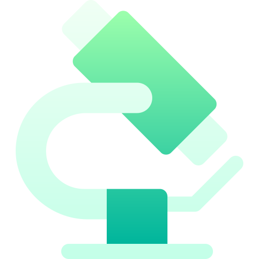 microscopio Basic Gradient Gradient icona