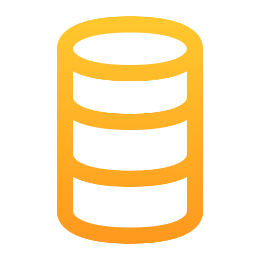 Database Generic Gradient icon