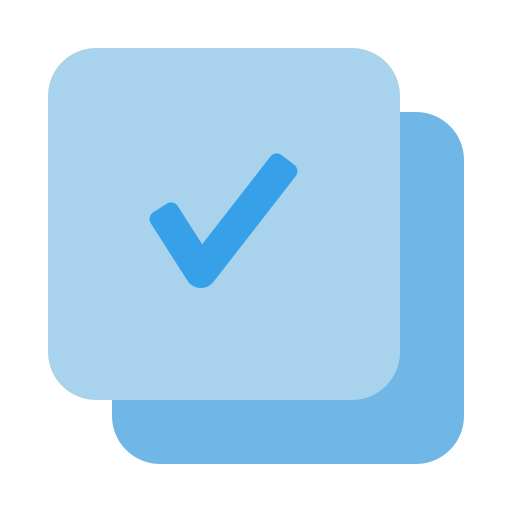 Check mark Generic Blue icon