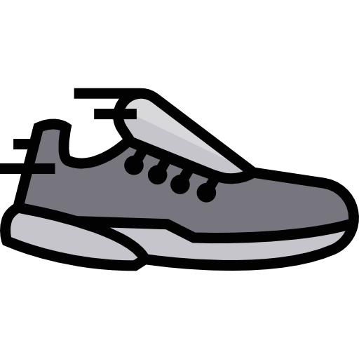 Running shoe Detailed Straight Lineal color icon