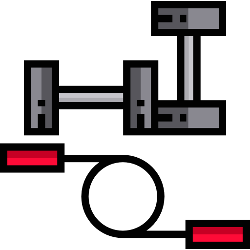 Gymnastics Detailed Straight Lineal color icon