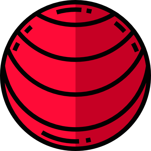 bola de ginástica Detailed Straight Lineal color Ícone