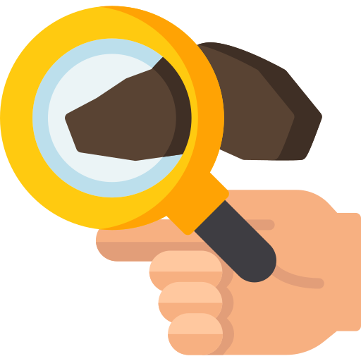 Magnifying glass Special Flat icon