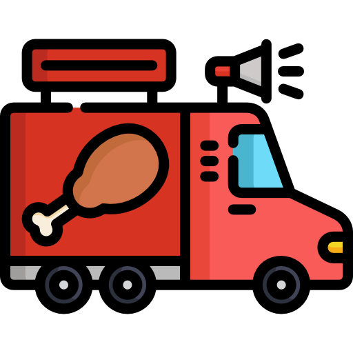 camion de nourriture Special Lineal color Icône