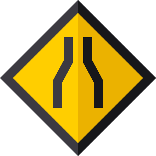 estrecho Basic Straight Flat icono