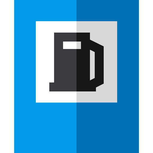 benzinestation Basic Straight Flat icoon