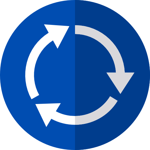 rotonda Basic Straight Flat icono