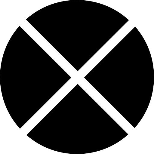 interdiction Basic Straight Filled Icône