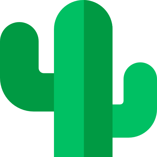 カクタス Basic Straight Flat icon