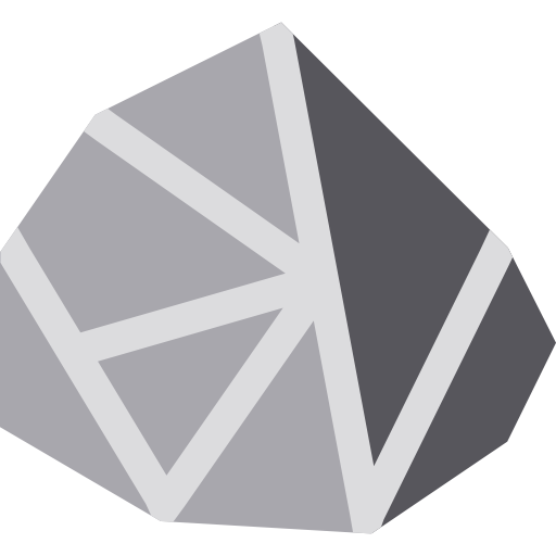 stenen Basic Straight Flat icoon