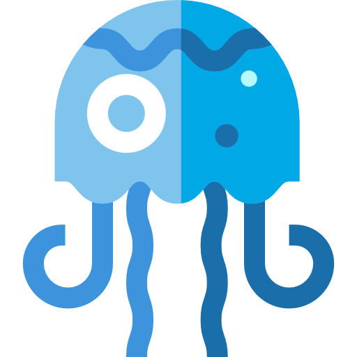 Jellyfish Basic Straight Flat icon
