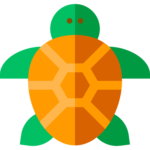 Turtle Basic Straight Flat icon