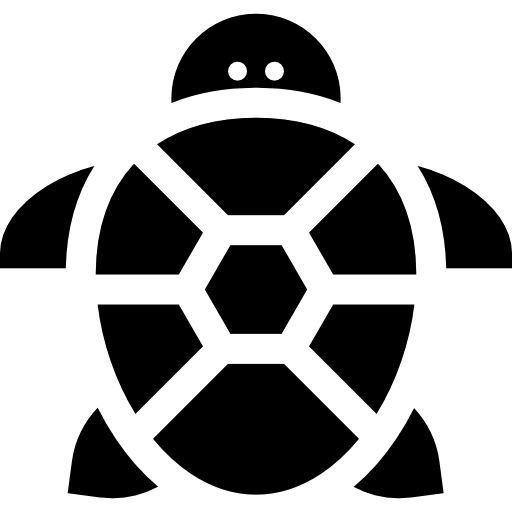 tortuga Basic Straight Filled icono