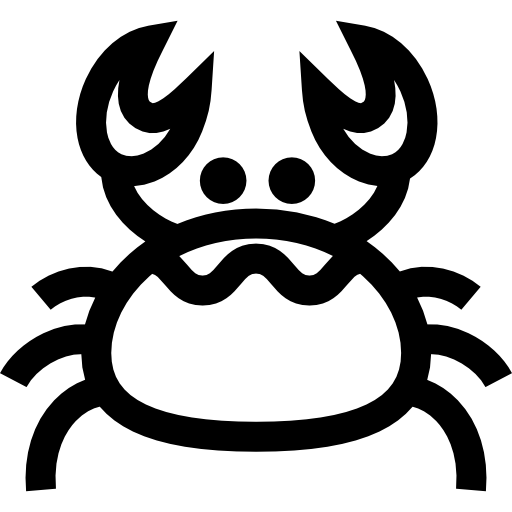 krab Basic Straight Lineal ikona