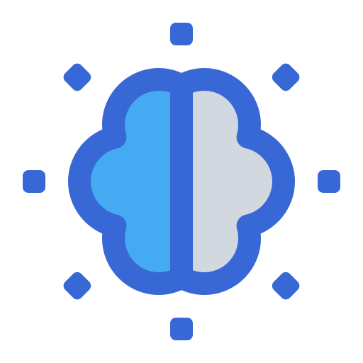 gehirn Generic Blue icon