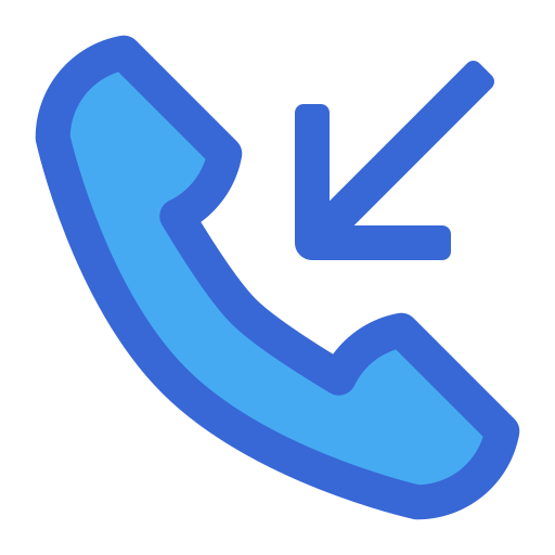llamada telefónica Generic Blue icono