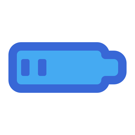 barre de batterie Generic Blue Icône
