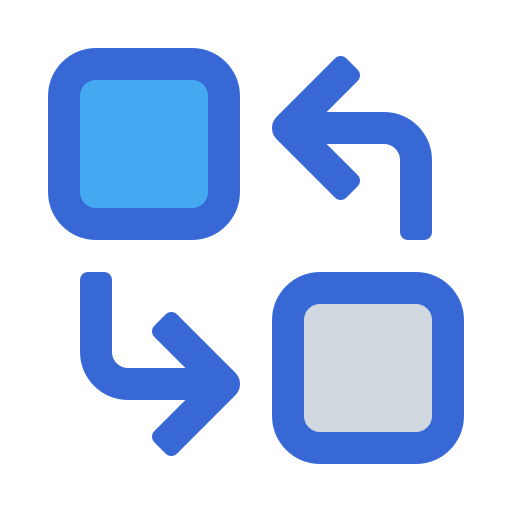 変化 Generic Blue icon