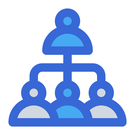 organización Generic Blue icono