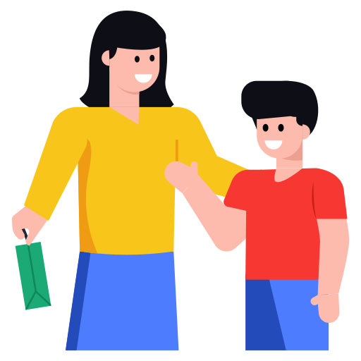 mutter und sohn Generic Flat icon