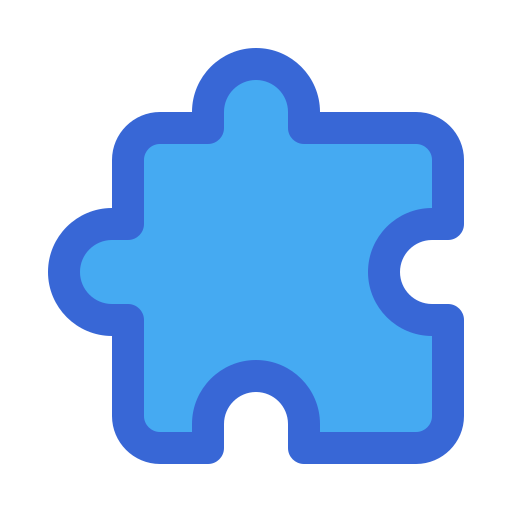 パズル Generic Blue icon