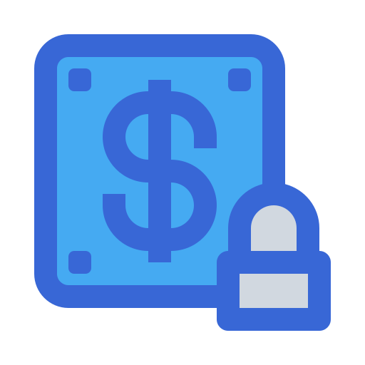 sichere bezahlung Generic Blue icon