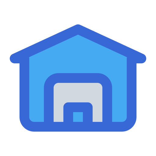 倉庫 Generic Blue icon
