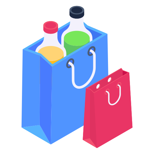 Shopping bags Generic Isometric icon