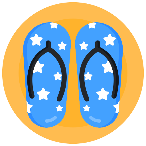 Flip flops Generic Circular icon