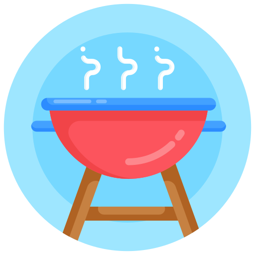 BBQ grill Generic Circular icon