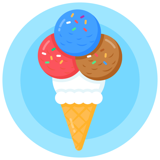 아이스크림 콘 Generic Circular icon
