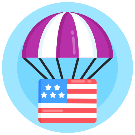 Parachute Generic Circular icon