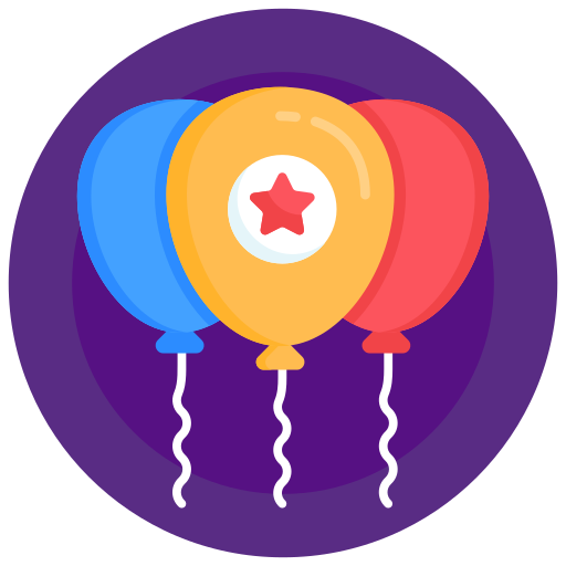 Balloons Generic Circular icon