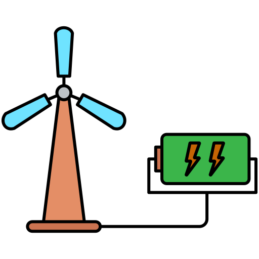 windmühle Generic Thin Outline Color icon