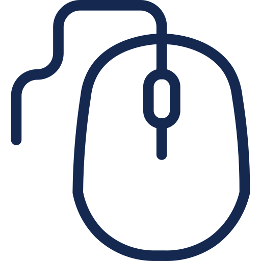 Computer mouse Generic Detailed Outline icon
