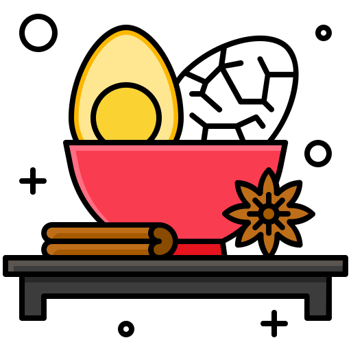 huevo de té Generic Outline Color icono